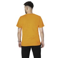 Netto 0 Yaka Yazlık T-Shirt Turuncu