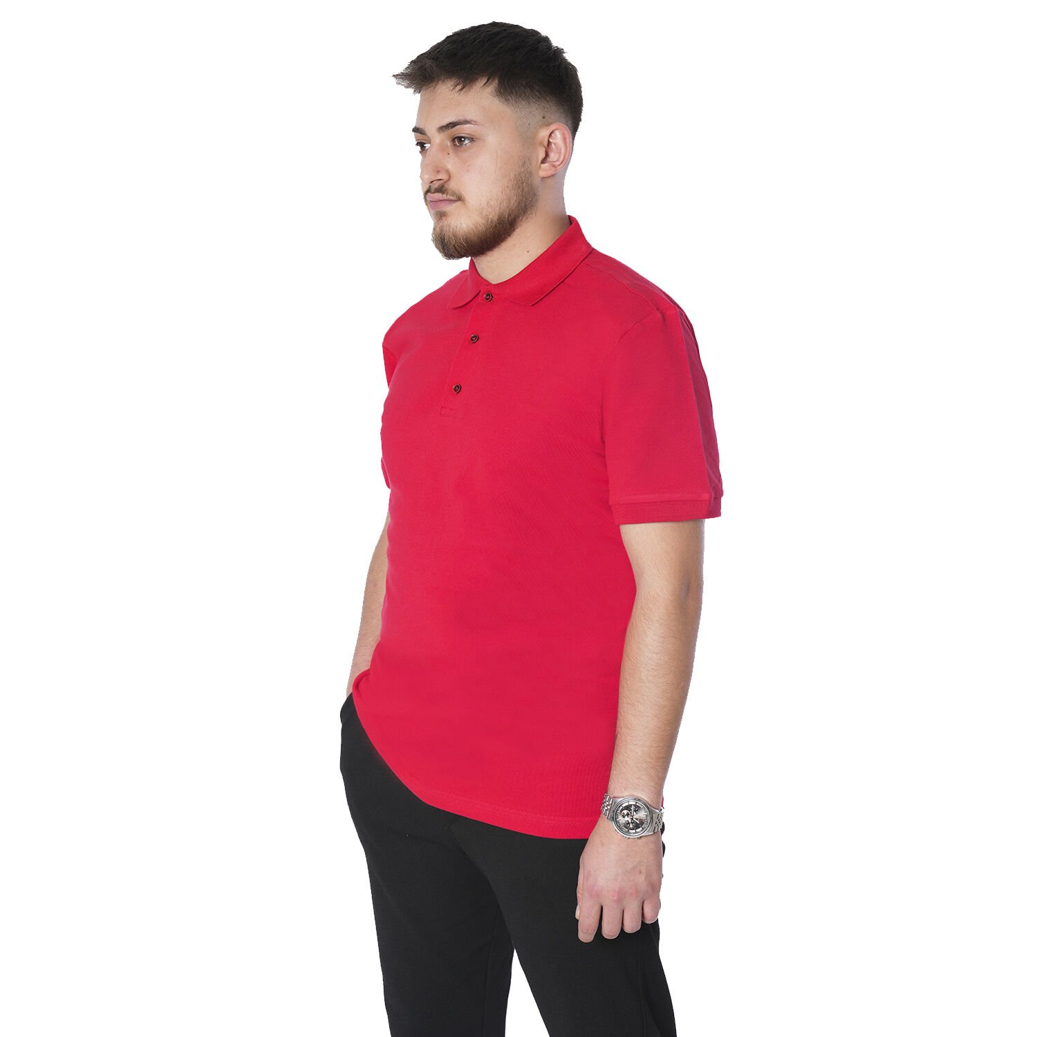 Netto Polo Yaka Yazlık T-Shirt Kırmızı