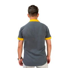 Netto Polo Yaka Yazlık T-Shirt (Yaka ve Kol Detaylı)